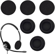 Orecchini di ascolto con cuscinetti 50 mm - Cuscinetti sostitutivi - Rivestimento in schiuma - Comfortevole - Isolamento acustico - Materiale duraturo - Pannelli auricolari