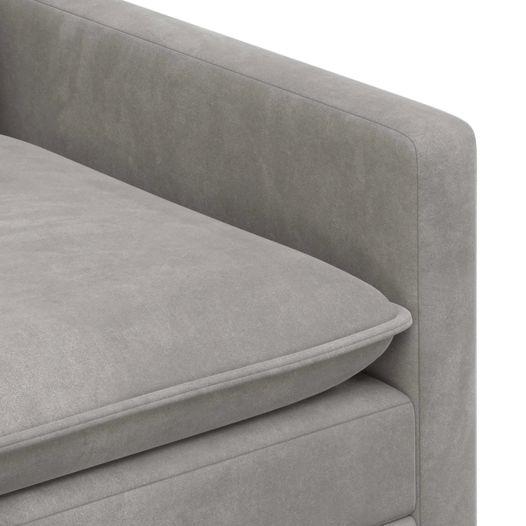 Set di divani 2 pz Grigio Chiaro Velluto 3417025