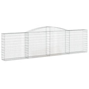 Cesto Gabbione ad Arco 400x30x100/120 cm Ferro Zincato