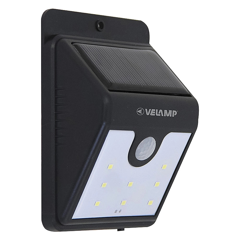 Applique Solare LED Luce Velamp Dory Bianca Naturale 4000 K 200 Lm