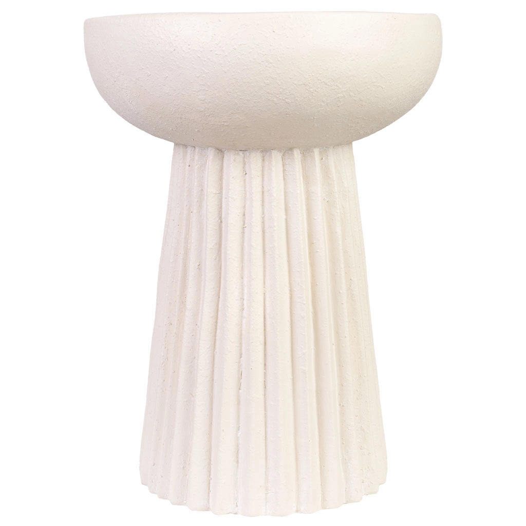 Tavolino in magnesio bianco 38x38x46