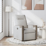 Poltrona Reclinabile in Tessuto Grigio Nuvola 4104838