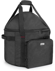 Tas da grill da portare - ideale per barbecue con carbone - 1 pezzo - nero
