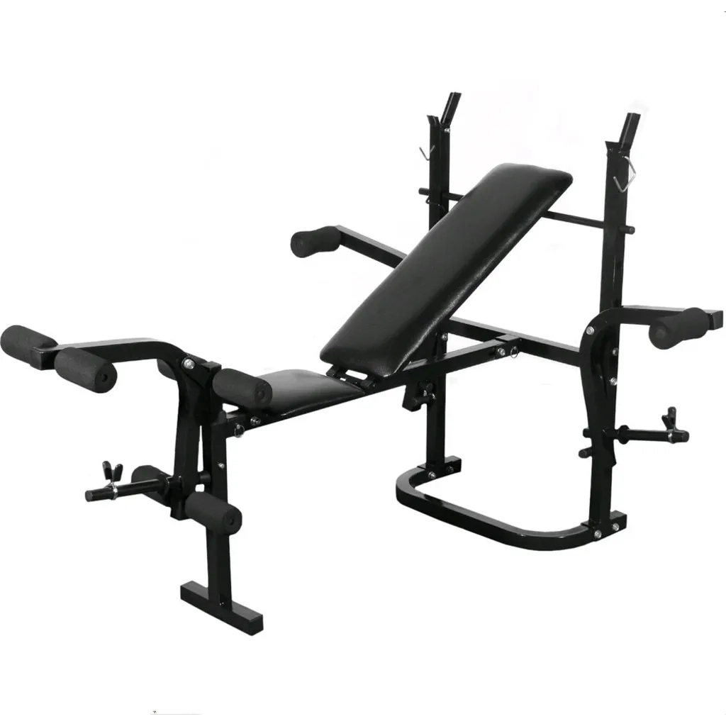 Set Palestra Casa Panca Pesi Pieghevole Bilanciere Manubri 270166