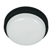 Plafoniera canalina tonda nera LED 8W 4000K IP64 Eko-Light