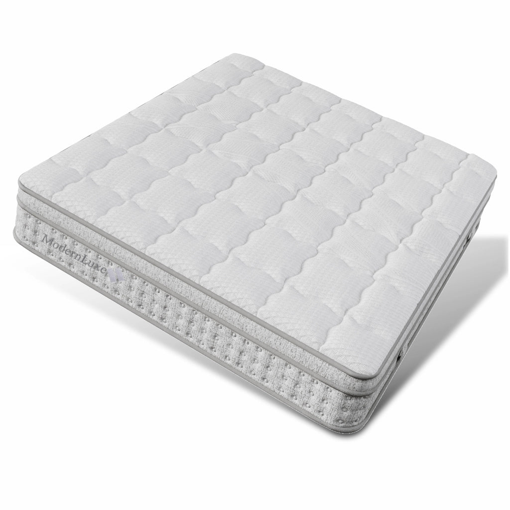 Materasso ibrido a molle insacchettate bianco 140x200 cm