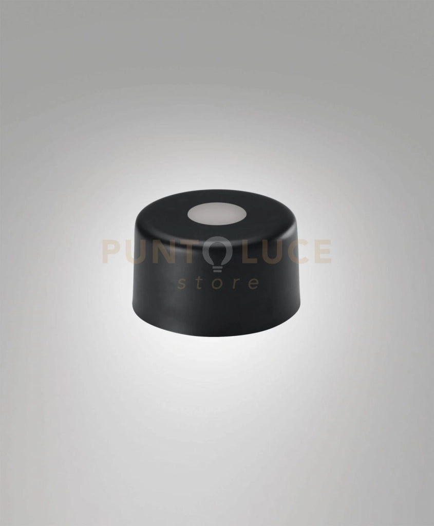 3804-57-101 DIFFUSORE/PARALUME IN METALLO COLORE NERO D.15CM H.9CM PER KIT LUCI 8W