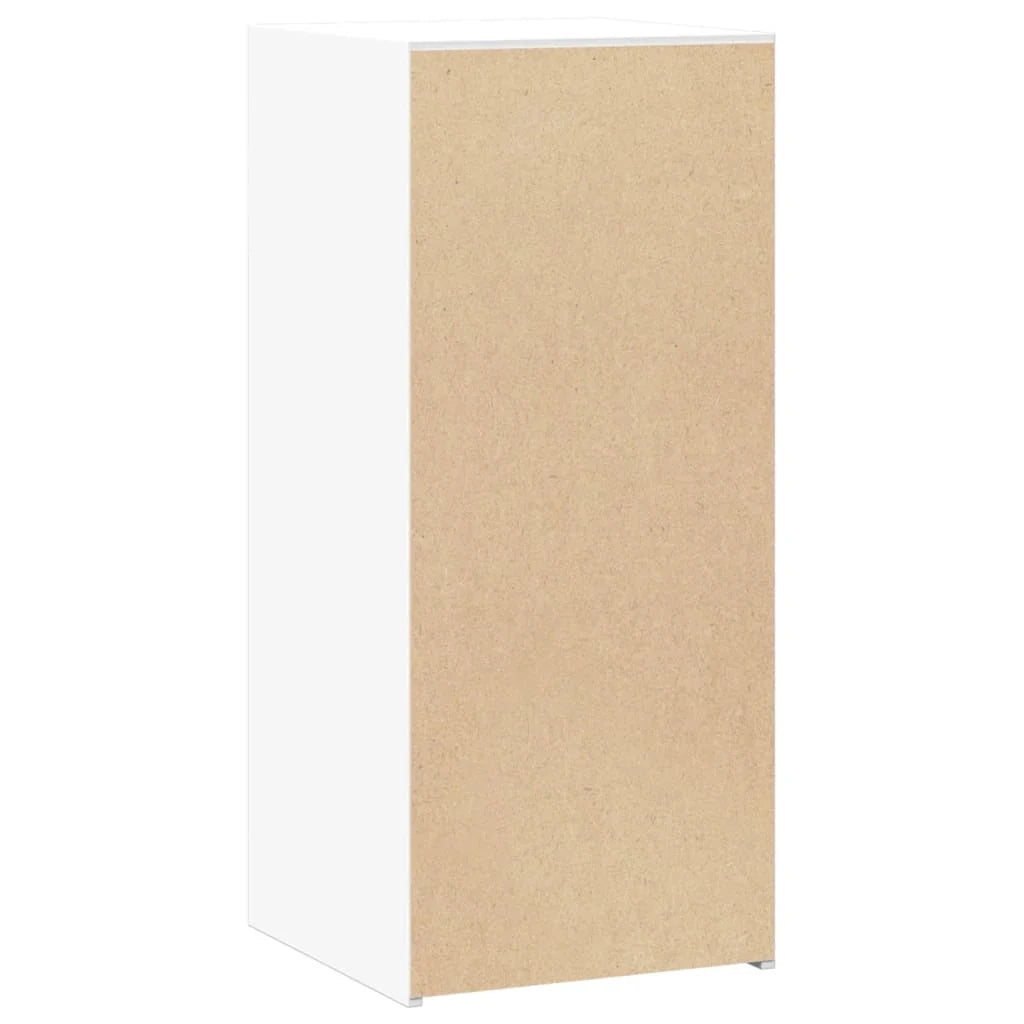 Credenza cassettiera cassettiera mobile contenitore organizer cucina soggiorno soggiorno 40 x 41 x 93 cm derivati ​​del legno bianco 02_0030309