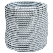 Cavo per verricello in acciaio 6x25 fi 13mm con anima metallica, 70m/rotolo