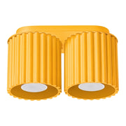 Plafoniera AURA 2 giallo GU10