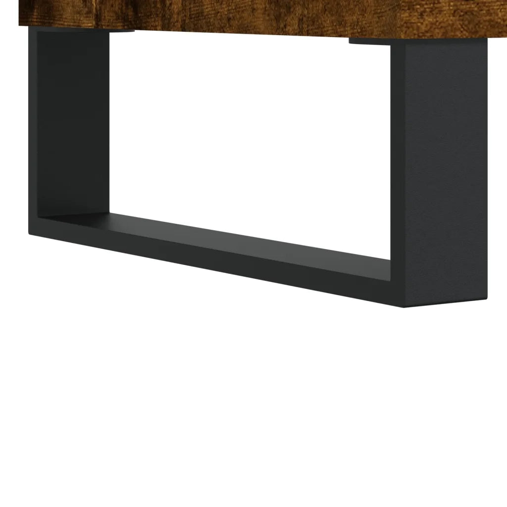 Credenza Rovere Fumo 40x35x70 cm in Legno Multistrato 831174