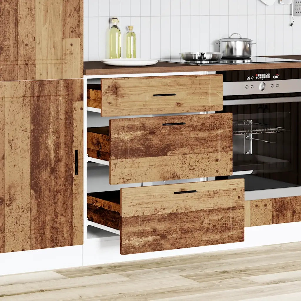 Base da Cucina-Mobile Base da Cucina Porto Legno Antico in Legno Multistrato 126547