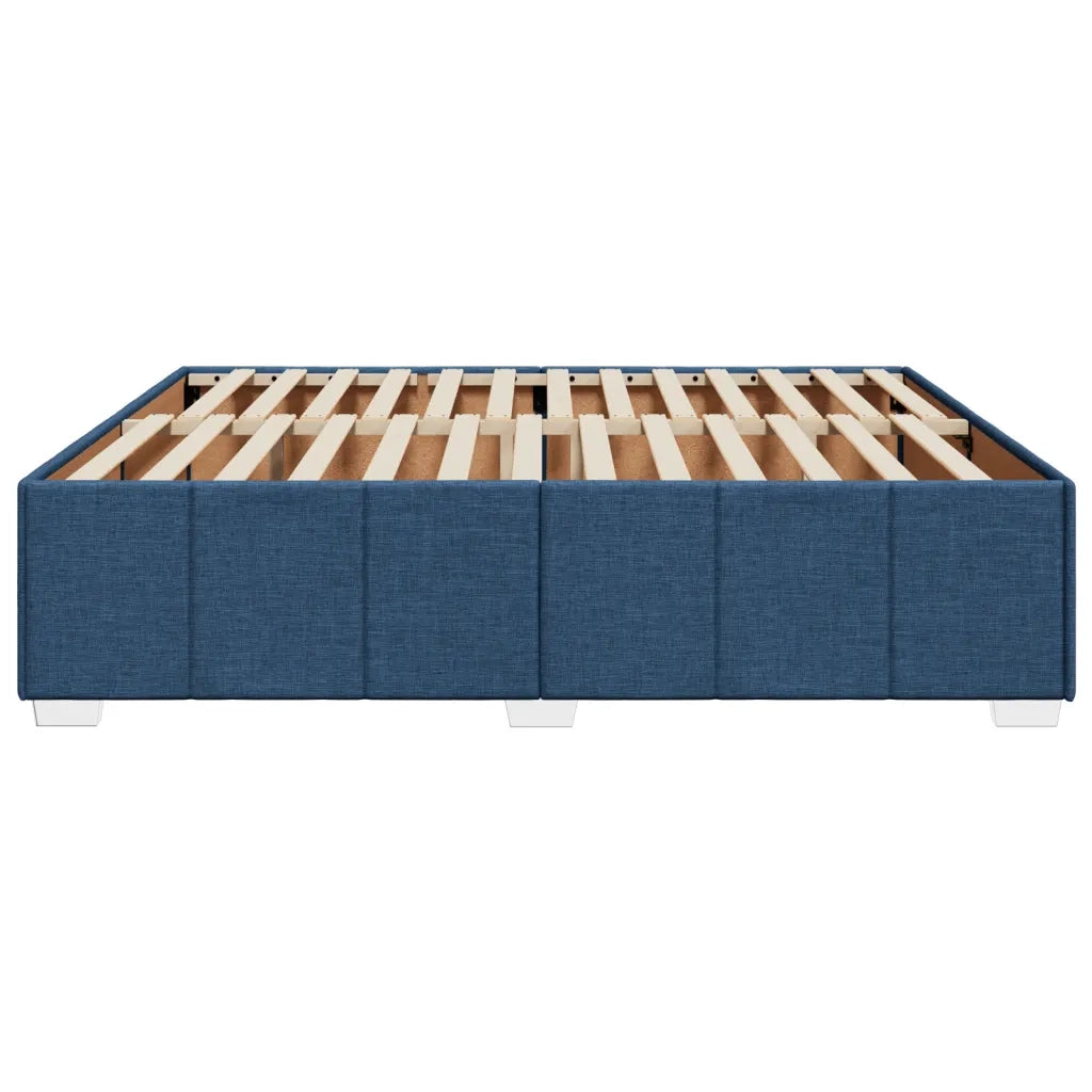 Giroletto senza Materasso Blu 200x200 cm in Tessuto 3284866