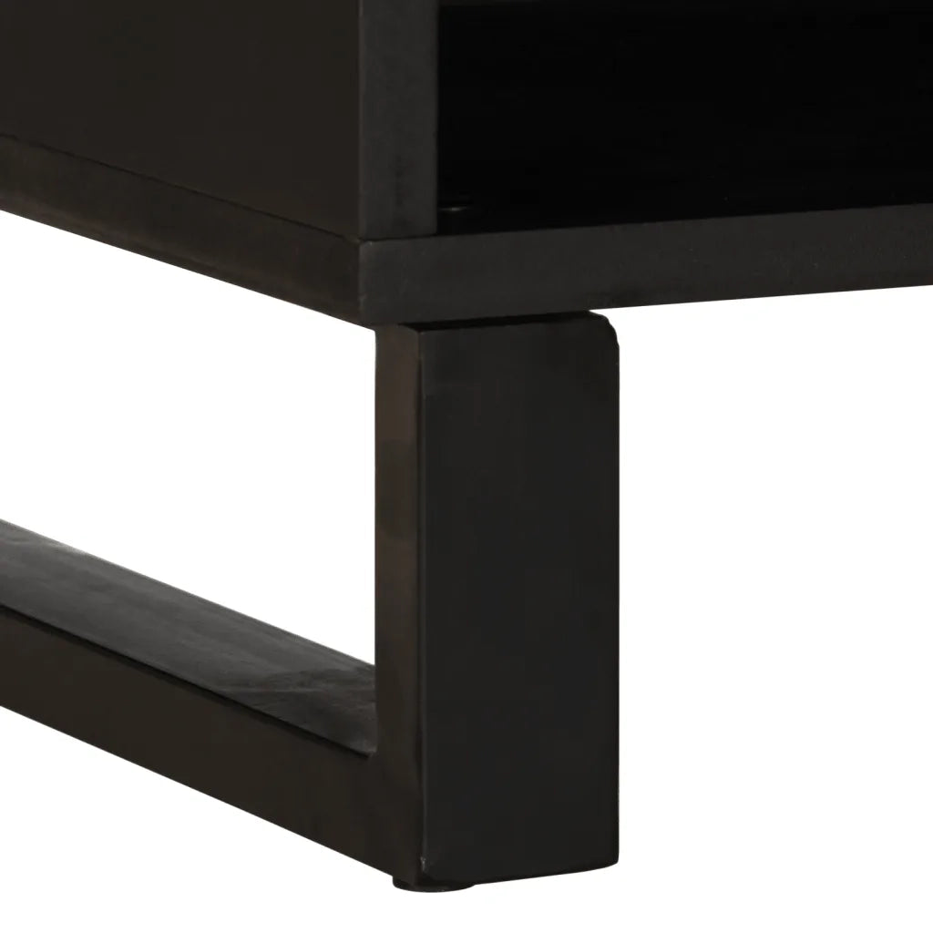 vidaXL Mobile Porta TV 100x34x46 cm in Legno Massello di Acacia