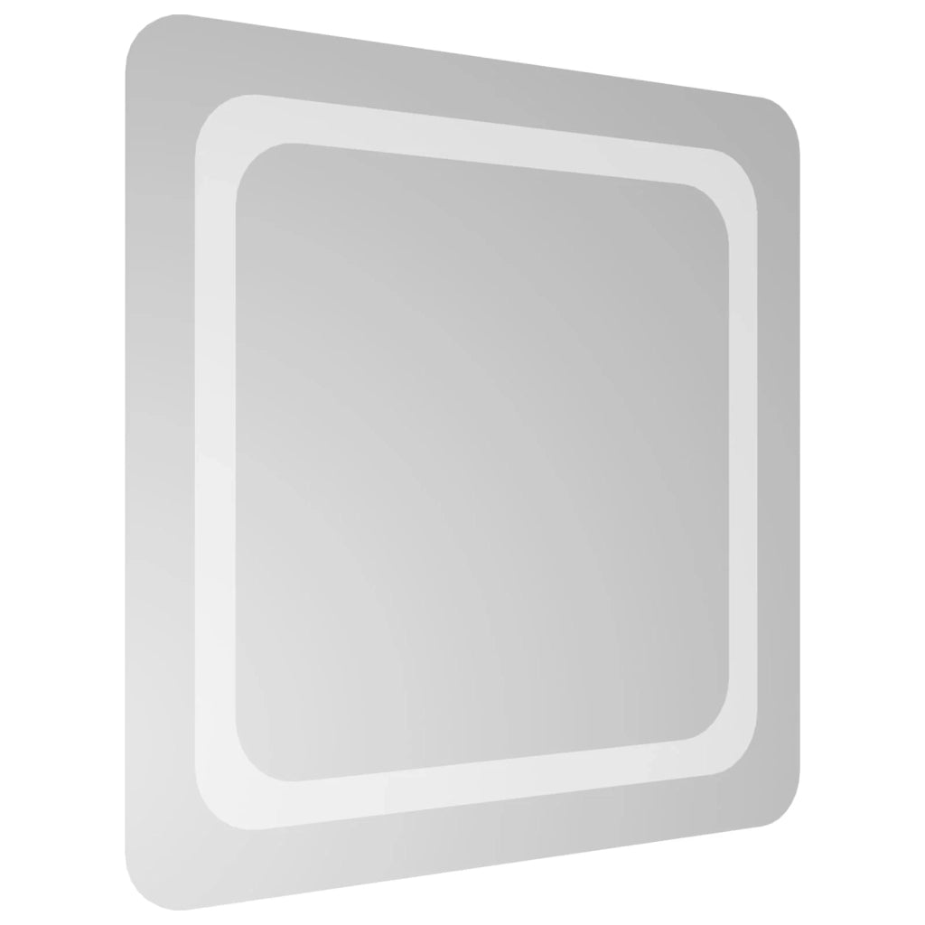 Specchio da bagno LED Trasparente 50 x 50 cm vetro temperato 42045827