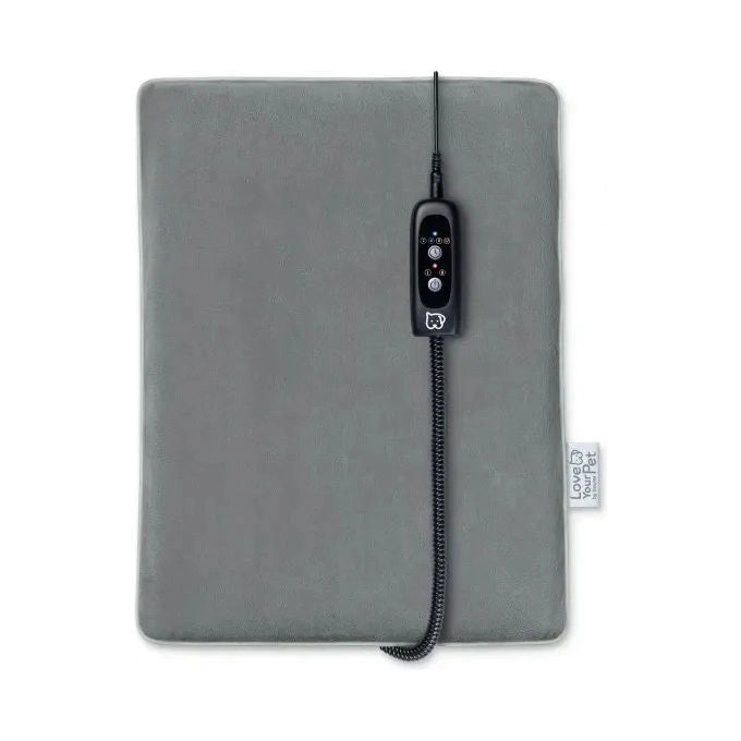 Beurer PP 210 Lilli Tappetino riscaldante 41 x 34 cm - con 2 livelli di temperatura - 4 timer impostabili - cavo rivestito con tubo anti-morso - lavabile in lavatrice
