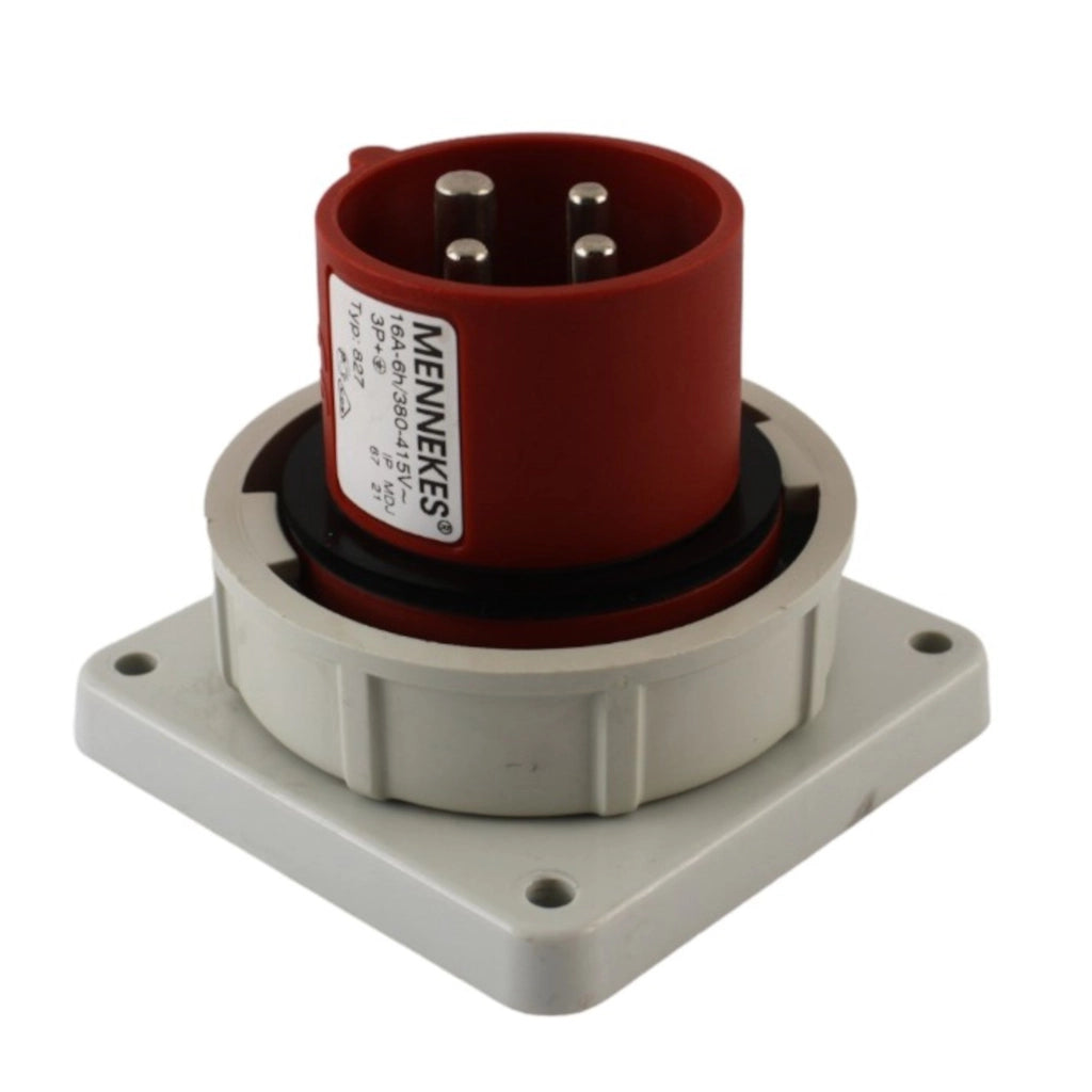 Spina da pannello IP67 16A 3P+T Mennekes