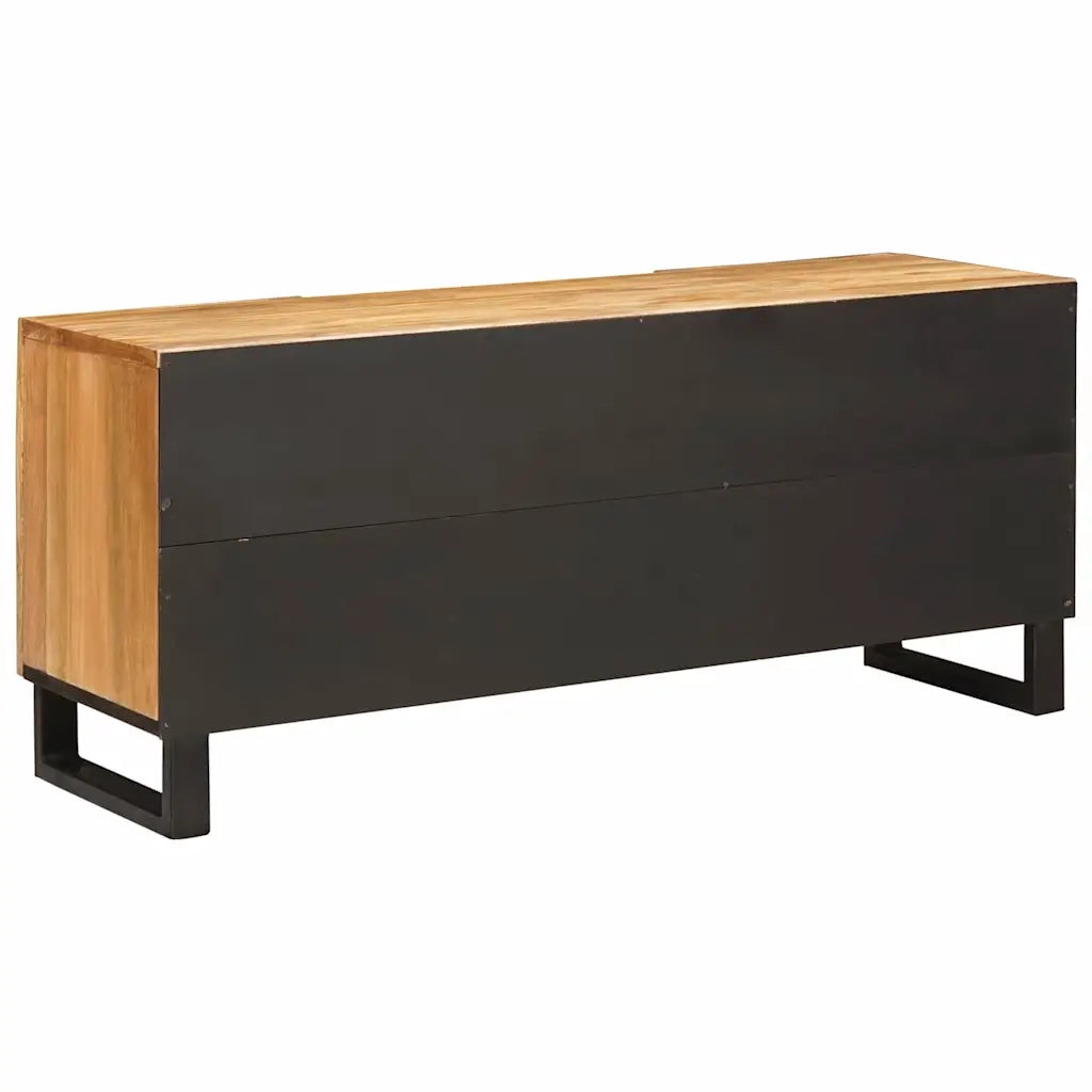 Mobile TV Marrone 105 x 33 x 46 cm Legno di mango massello