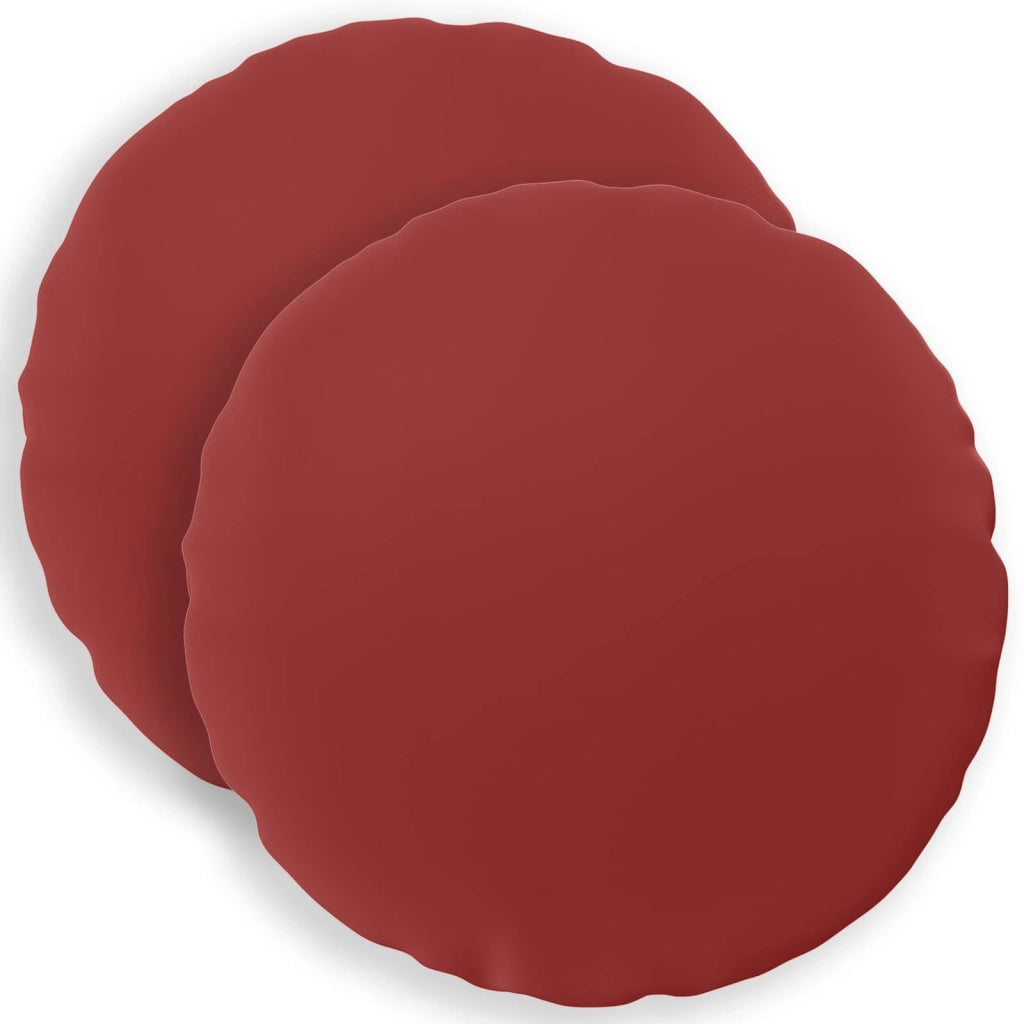 Federa 2 pcs HEERLEN Rosso Vino Ø 30 cm Poliestere 922047