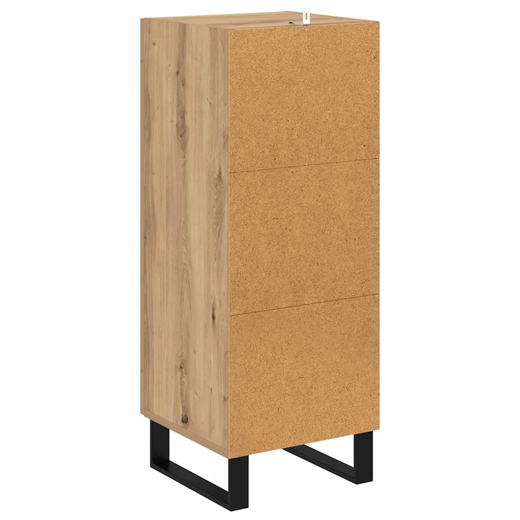 Credenza-Buffet-Armadio da cucina Rovere artigianale 34,5 x 34 x 90 cm 772303