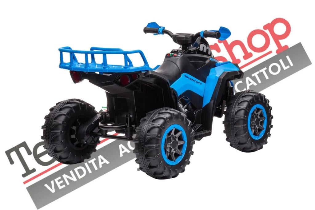 Tecnobike Shop Quad Elettrico per Bambini ATV  1.0 12V  con Radiocomando colore Blu