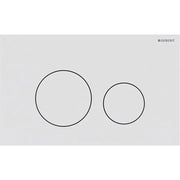 PLACCA DI COMANDO SIGMA 40 2 TASTI ROTONDI- Bianco Opaco- GEBER- pezzi 1