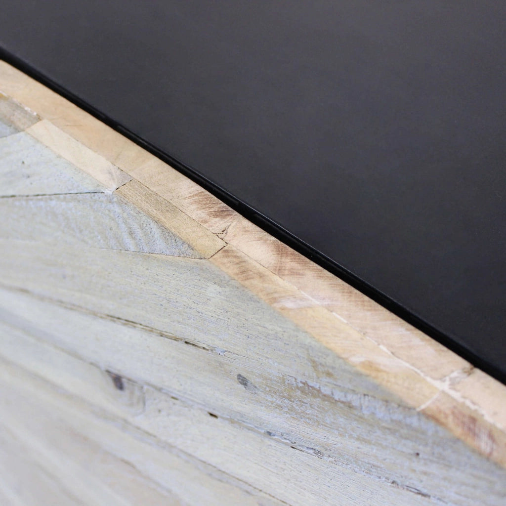 Madia 3 ante per soggiorno Industrial in Legno Metallo cm 150x45x80 - GOMER