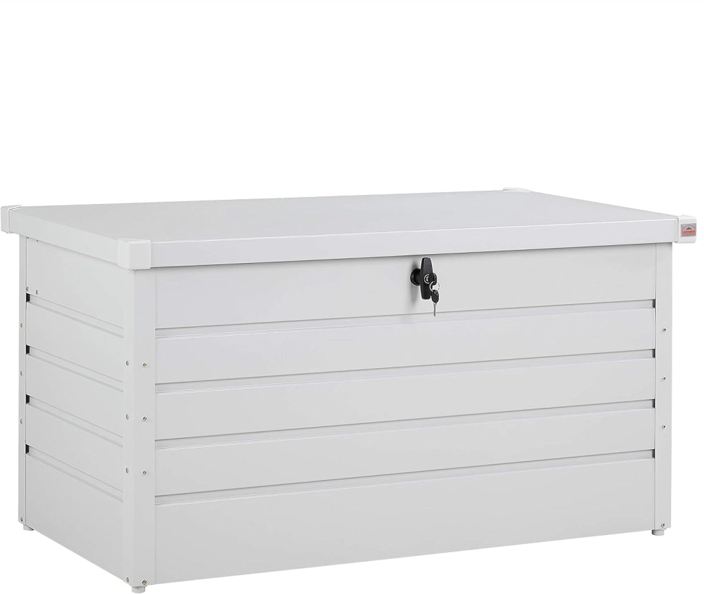 ® Baule da Esterno con Coperchio 2 Chiavi 385L Cassapanca Contenitore Box Porta Attrezzi Bauli Giardino Contenitori Cuscini Box Utensili