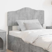 Testiera-Testata-Testiera Decorativa Grigio cemento 90 cm Legno multistrato 828922