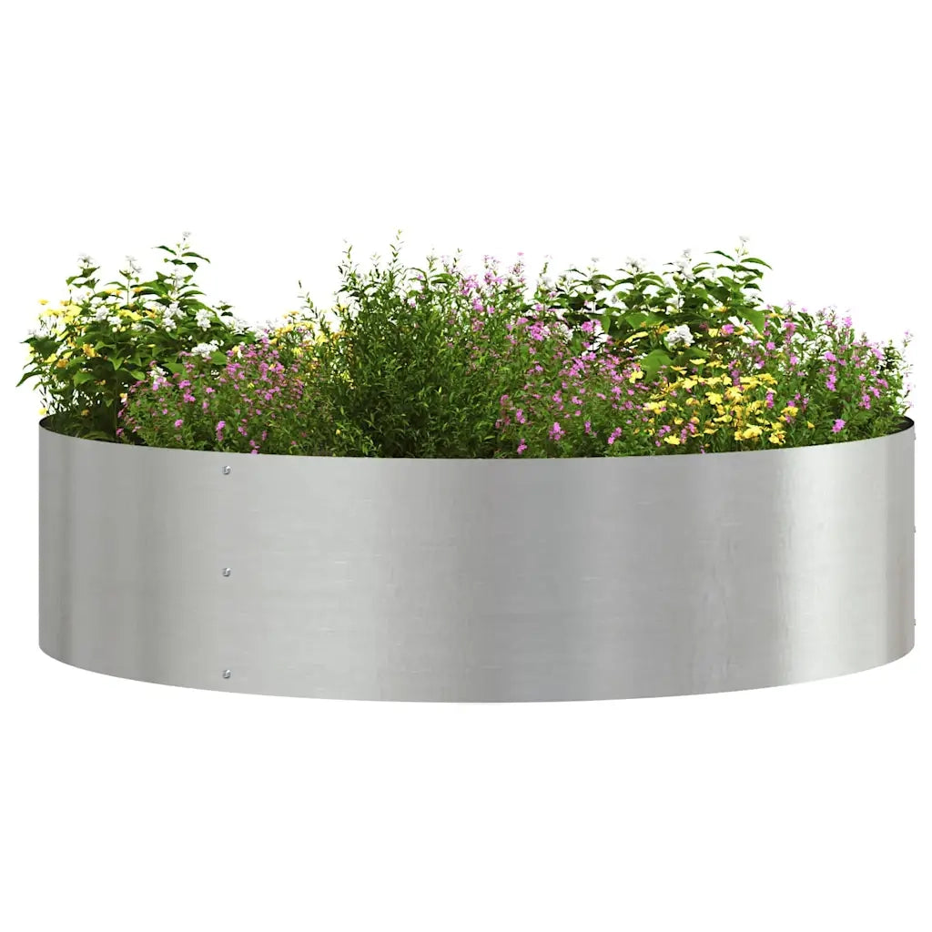 Anello per vaso Argento 80 x 80 x 20 cm Acciaio inossidabile 873628