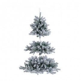 Albero di natale innevato pendente FIEMME h150 cm