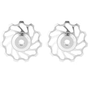 Sistema di Deragliamento in Alluminio - 2 Pezzi - Puleggia/Rimorchio - 11T/13T - Lavorazione Ceramica - Duraturo e Inox - Derailleur