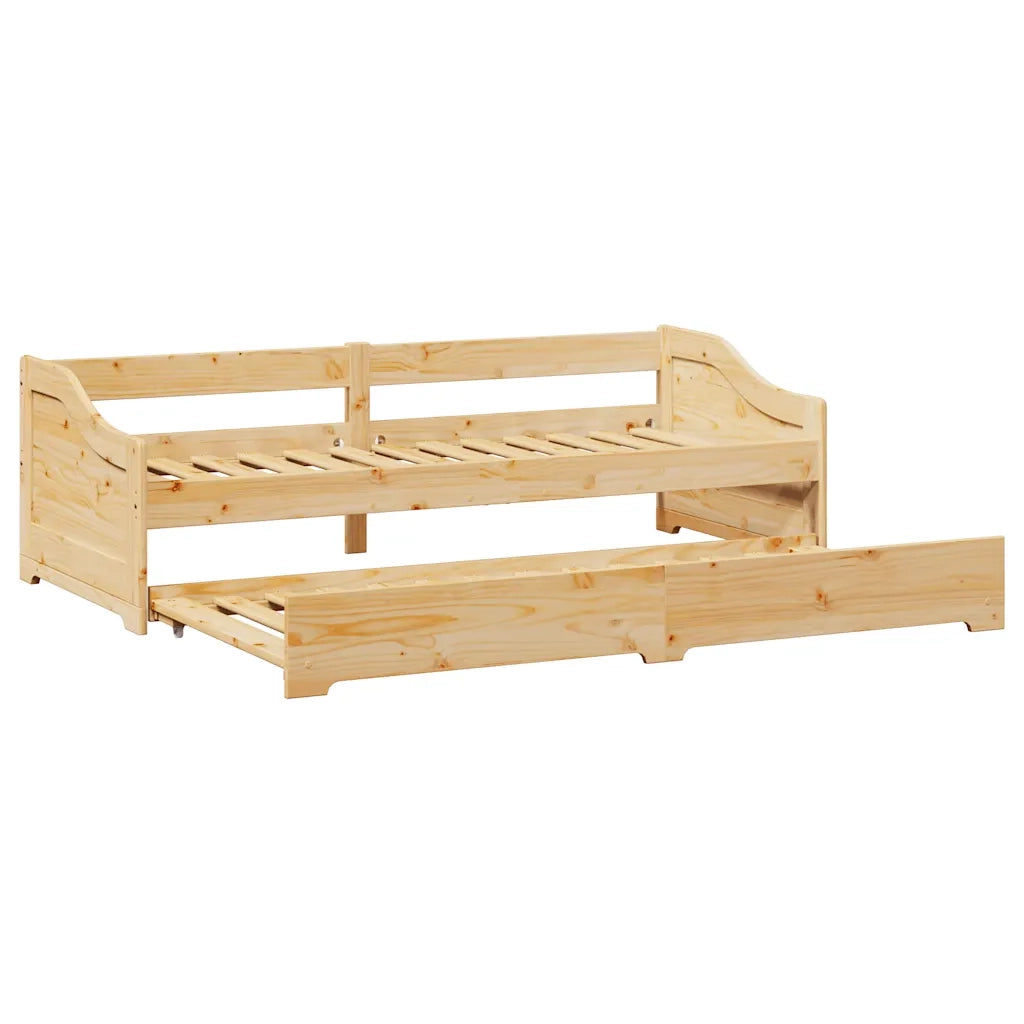 Lettino con Rotelle senza Materasso-Struttura Letto IRUN 90x200 cm