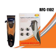 Trade Shop - Rasoio Elettrico Taglia Capelli Regola Barba Baffi Basette Rfc-1102 4 Pettini Guida -