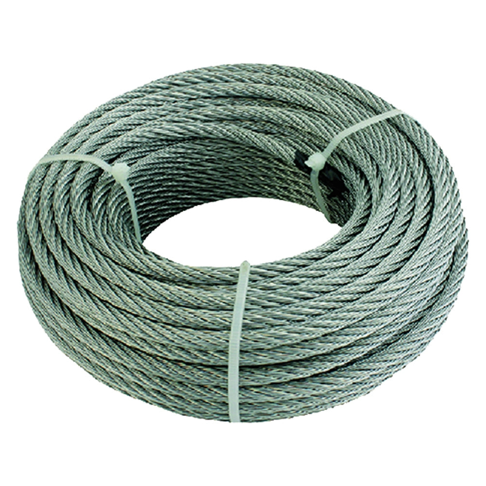 FUNE ACCIAIO INOX '316' mm 5 x rt. 25 mt  - ZA'