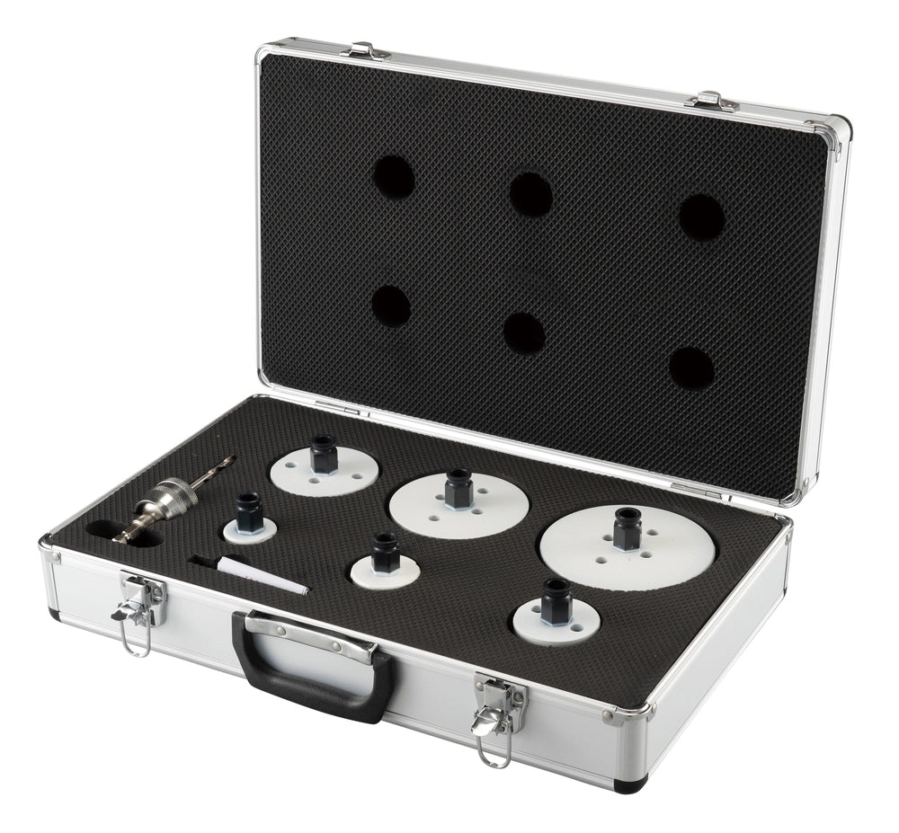 Makita E-15796 – Kit set seghe a tazza BiM HSS EZYCHANGE 35–114 mm (8 pezzi)