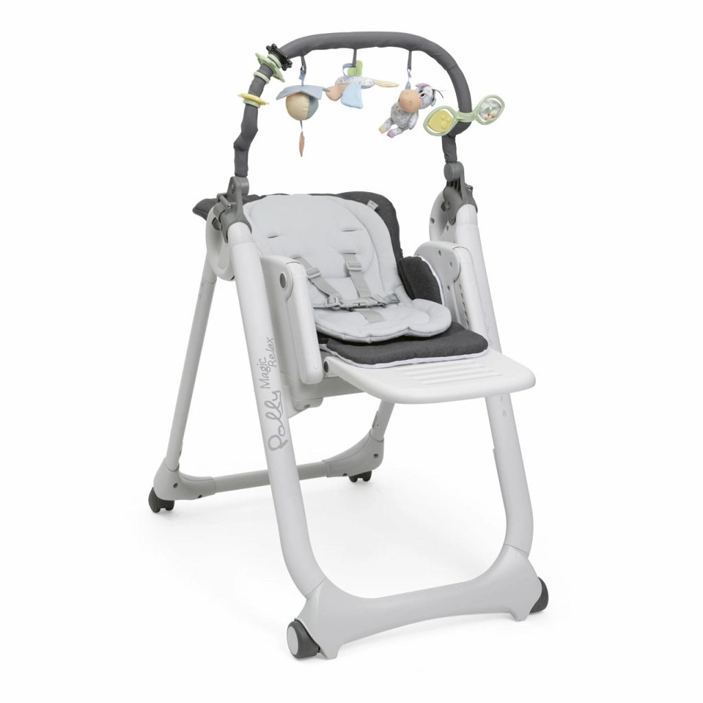 Chicco polly magic relax alzasedia multifunzione seduta imbottita grigio, bianco - 79502.69