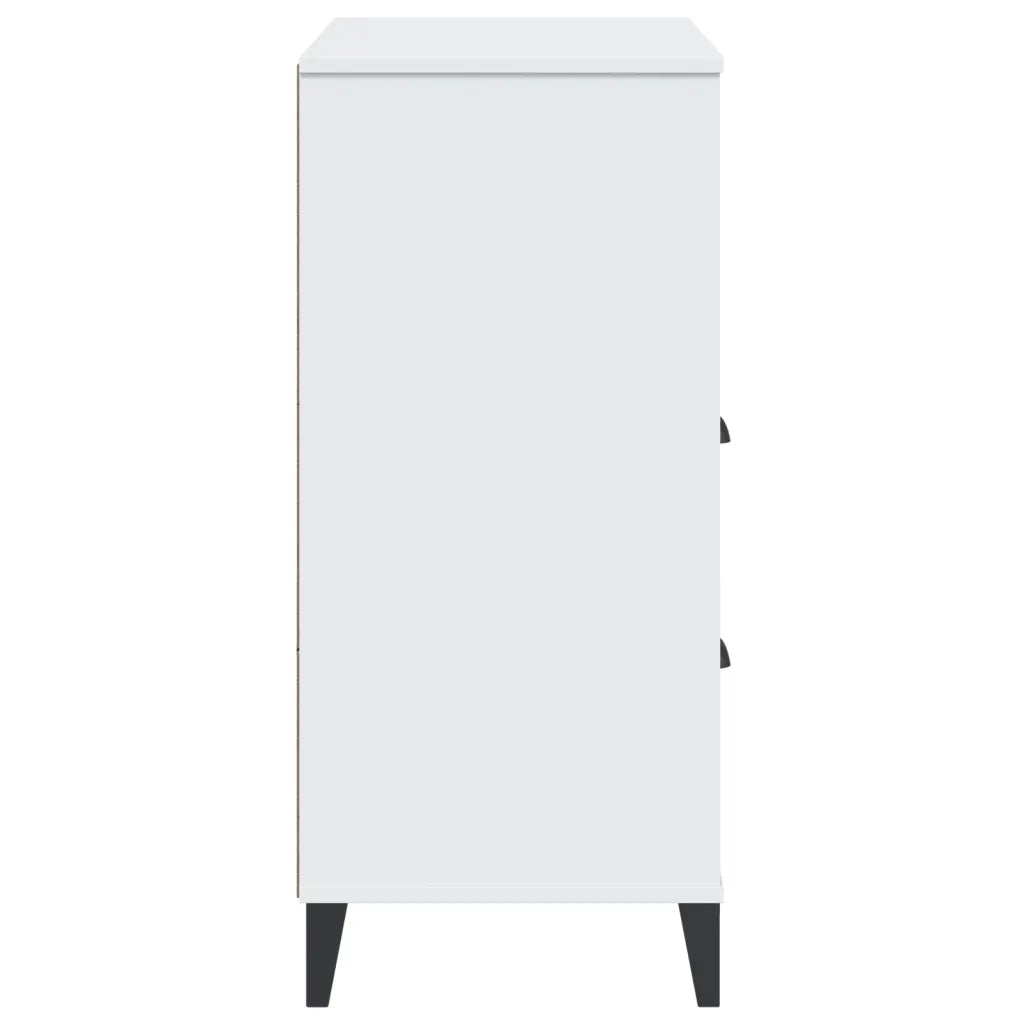 Libreria VIKEN Bianca 80x40x80 cm in Legno Multistrato 374944