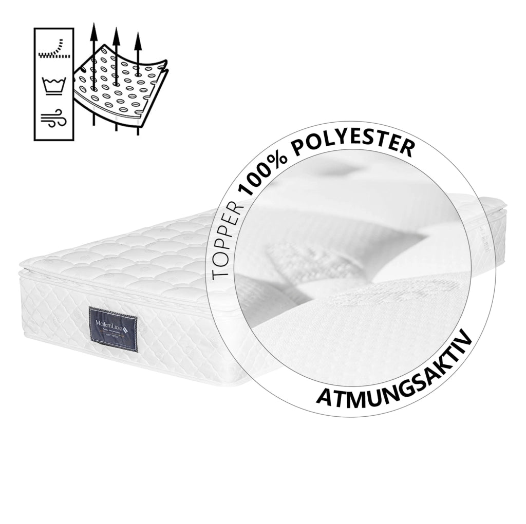 Letto imbottito con contenitore e rete alzabile; materasso 90x200 cm; cotone; grigio chiaro