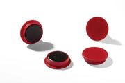 Magnetico Duro 475403 (Ø) 37 mm Circolare Rosso 1 set 475403