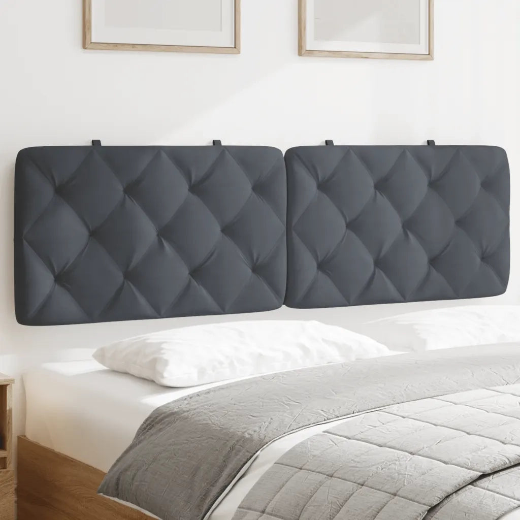 Cuscino Testiera Grigio Scuro 160 cm in Velluto CFW1712547