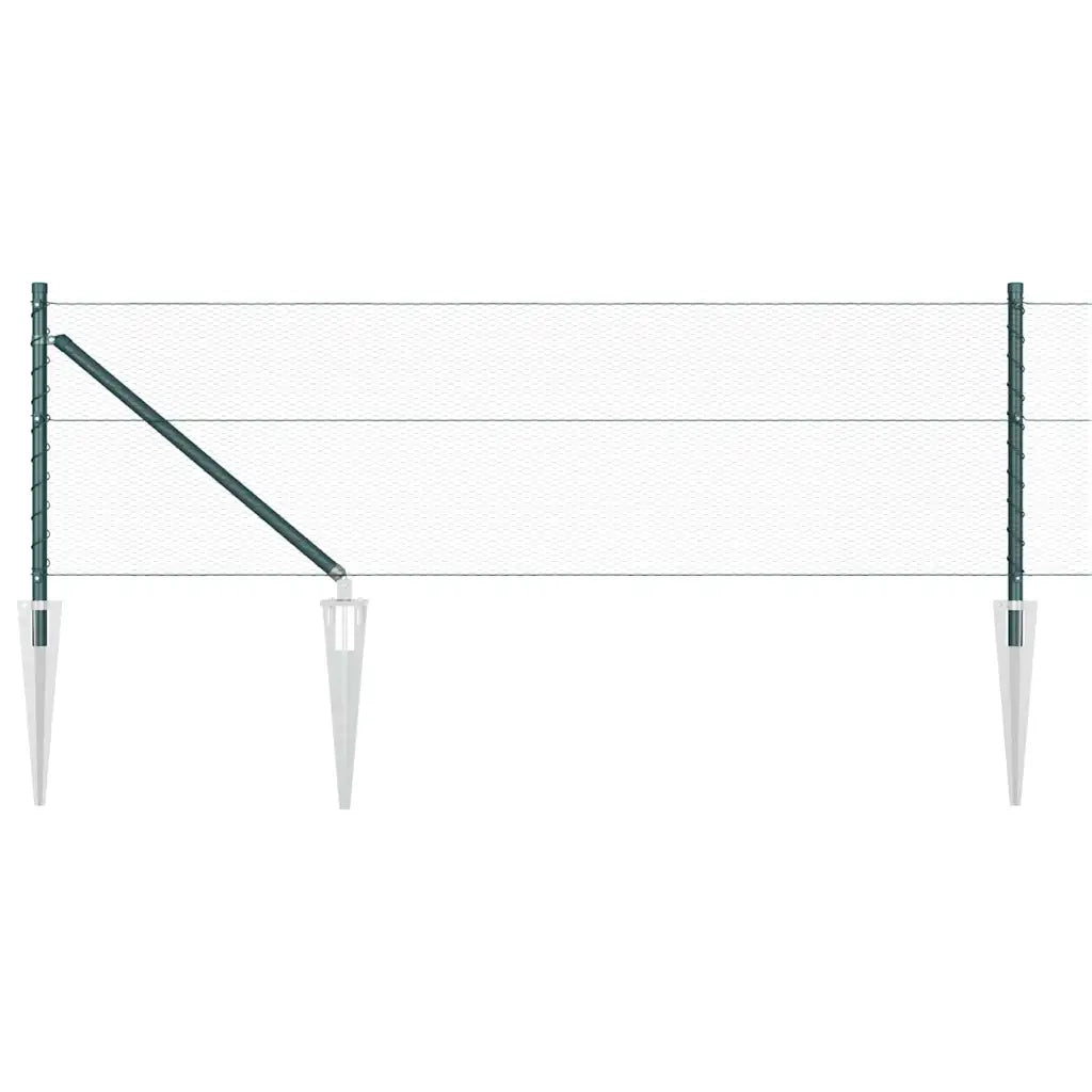 Palo della recinzione Verde 100 x 0,8 m (mesh da 13 mm)
