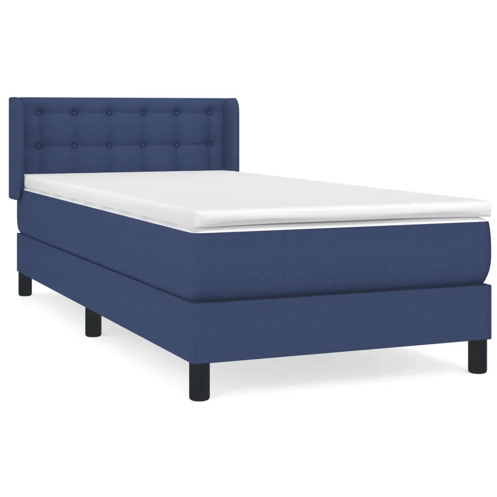 Giroletto a Molle con Materasso Blu 80x200 cm inTessuto 3129991