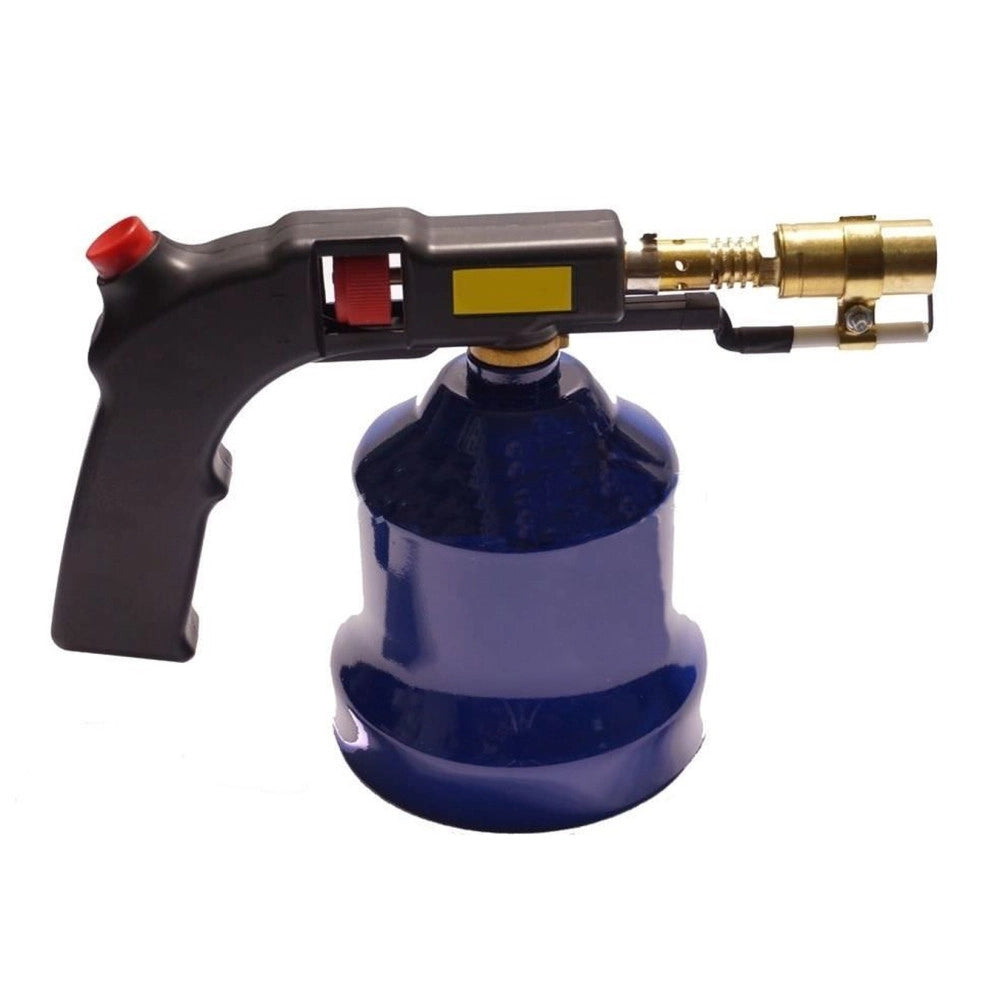 Trade Shop - Cannello Bruciatore Fiamma Ossidrica A Cartucce Di Gas Butano Accenzione Piezo -