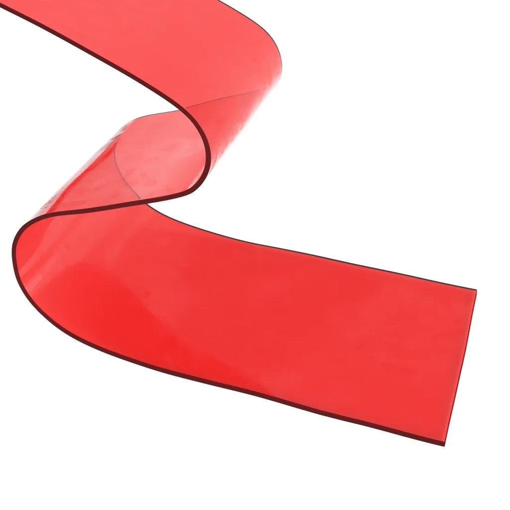 Tenda per Porte Rossa 200 mm x 1,6 mm 10 m in PVC 153865