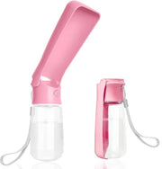 Bottiglia di acqua per cani, bottiglia di acqua per cani da 550 ml con dispositivo di rabbocco pieghevole e automa di rabbocco, bottiglia di acqua per cani per cani di piccola e grande taglia per passeggiate e viaggi