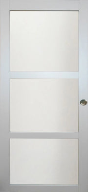 Greyria' Grigio chiaro Anta scorrevole Larghezza 93 + 2 gusci installati