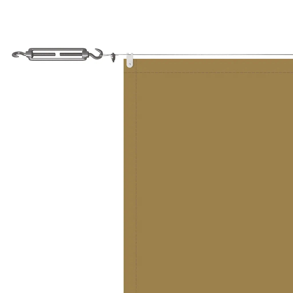 Paravento Verticale Beige 140x1000 cm in Tessuto Oxford 148267