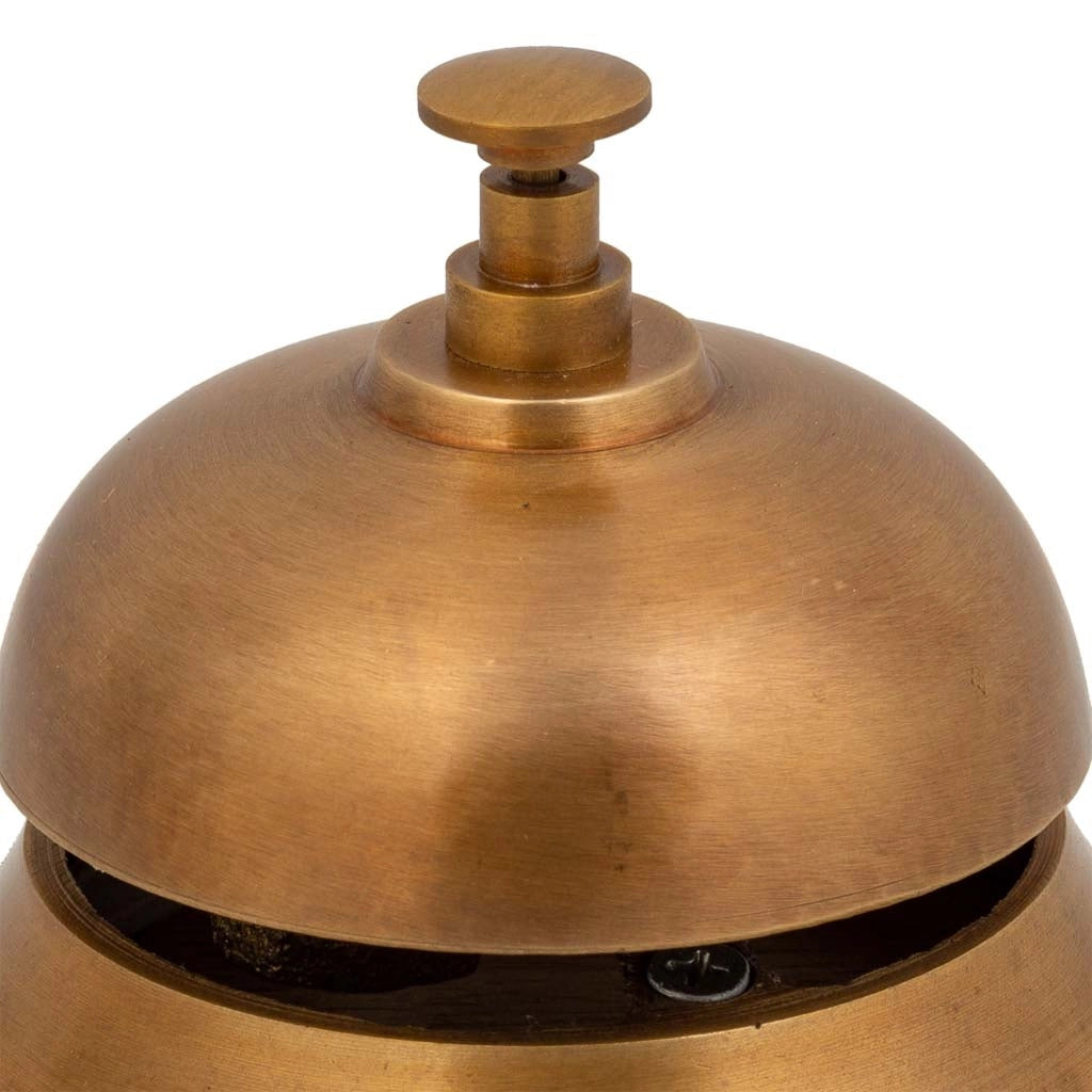 Campana in metallo dorato d12,5