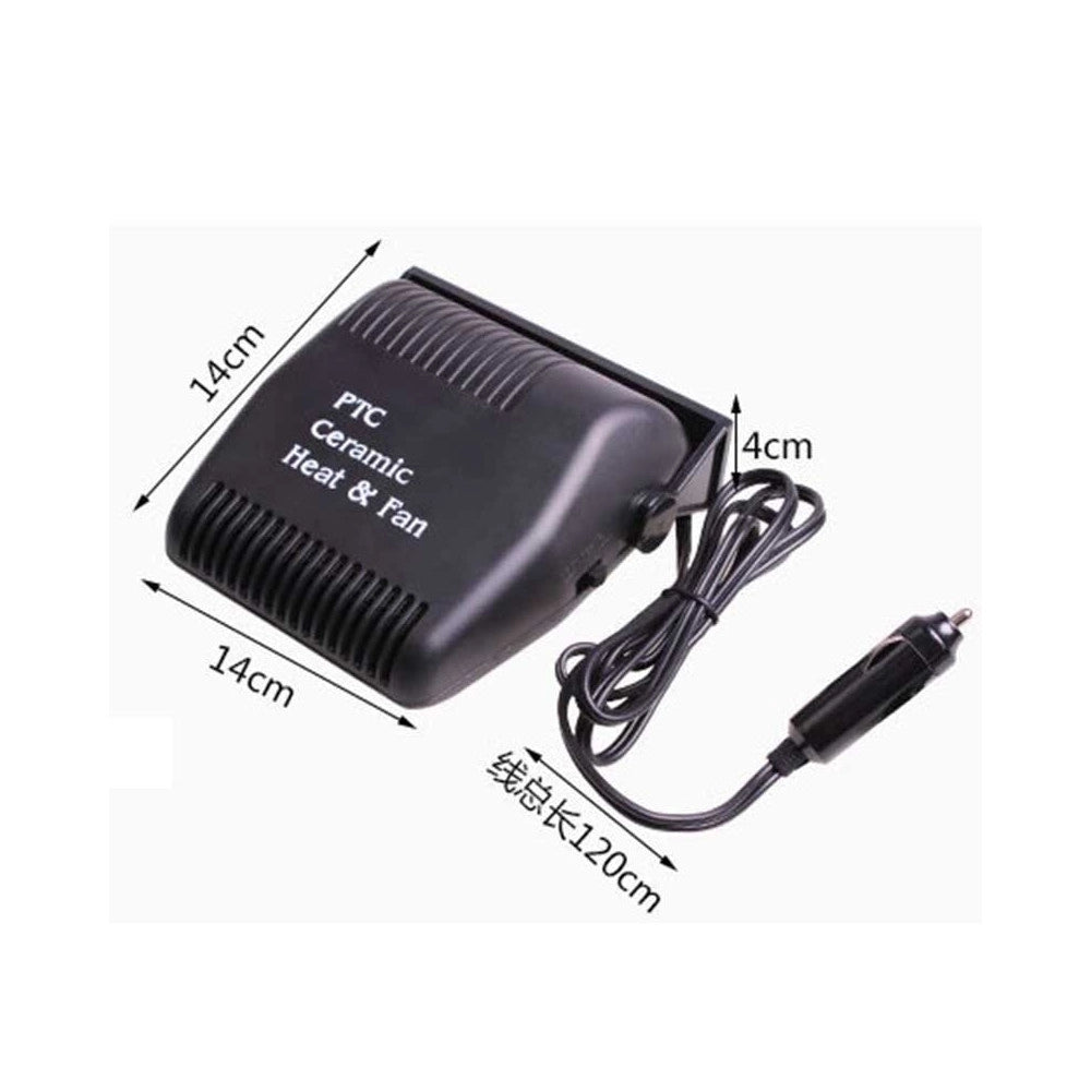 Trade Shop - Scaldino Sbrinatore 12v 150w Riscaldatore Termoventilatore Ventilatore Auto Car -